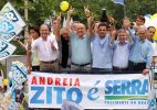 Ao lado de estrelas do PSDB, Serra faz campanha no RJ 