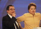 Dilma Rousseff (PT) e José Serra (PSDB) se enfrentam no debate Rede Record