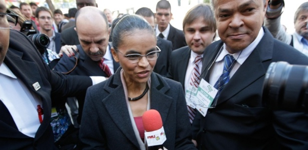 Marina chega ao debate Folha/UOL com os candidatos  Presidncia