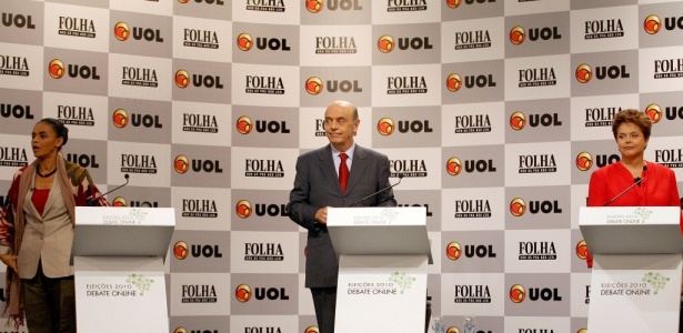 Candidatos  Presidncia participam de debate Folha/UOL