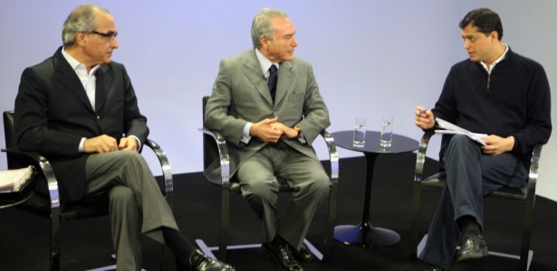 Candidatos à vice-presidência participam de debate Folha/UOL