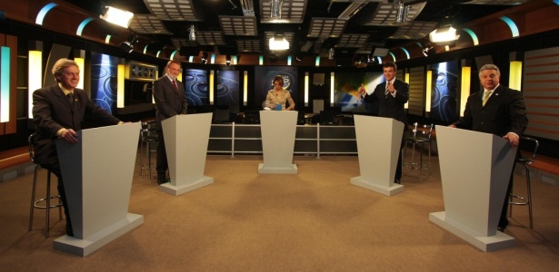 Candidatos ao governo do Paran realizam debate na RIC TV, emissora afiliada  Rede Record