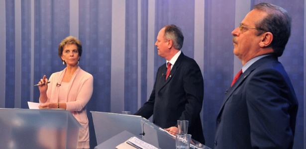 Candidatos ao governo gacho participam de debate promovido pela Rede Record