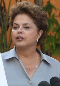 A presidencivel Dilma Rousseff 