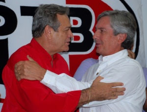 Lessa e Collor: ex-presidente confirmou apoio a antigo rival no segundo turno em Alagoas